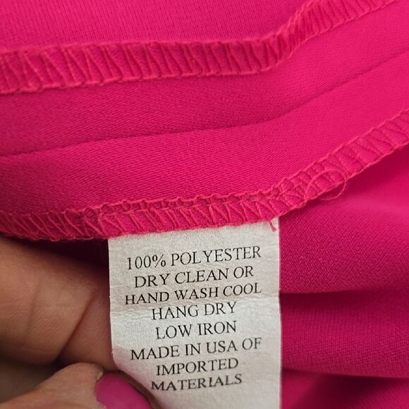 Vibrant Pink Wide-Leg Jumpsuit with Relaxed Fit 2xl - Picture 8 of 8